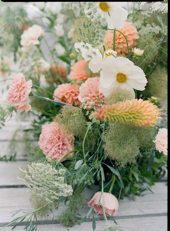 Fleurs cérémonie Mariage Alpes Suisse