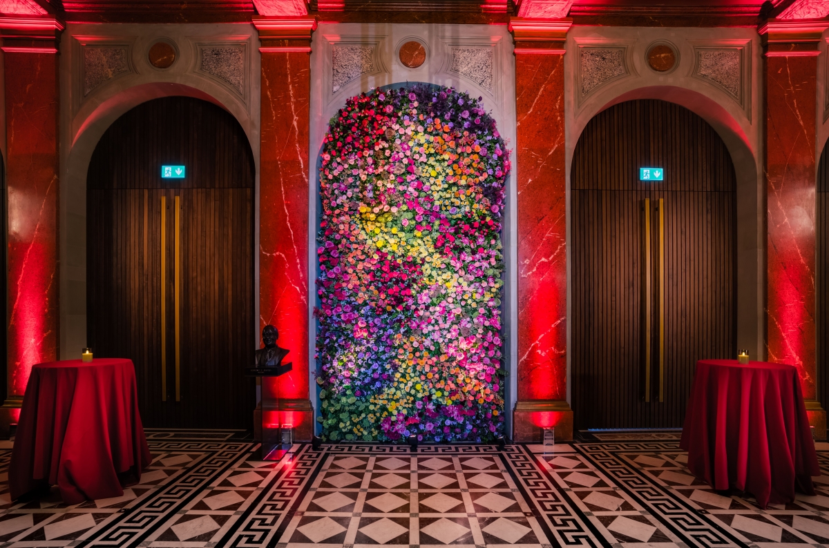 Flower wall Grand Theatre Geneva