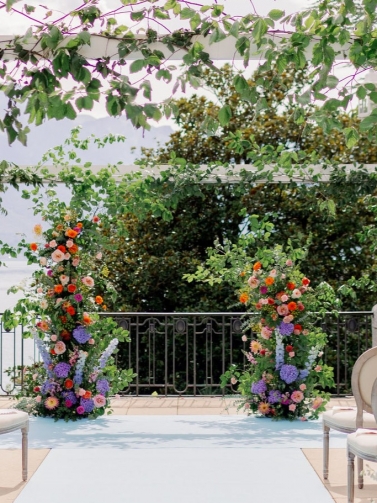 Ceremony floral decor 